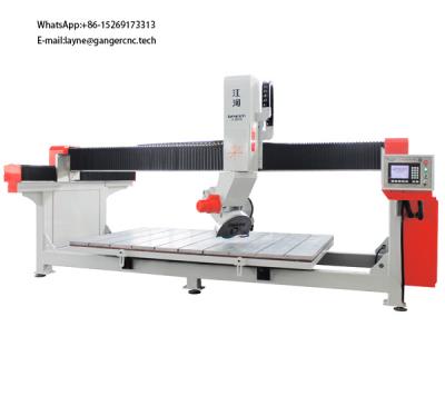 China Building Material Stores MANAGER CNC 5 Axis Bridge Saw Machinery GQ-3220C Granite Bridge Saw Cutter For Granite Benchtop Sink Cut Machine Saw for sale