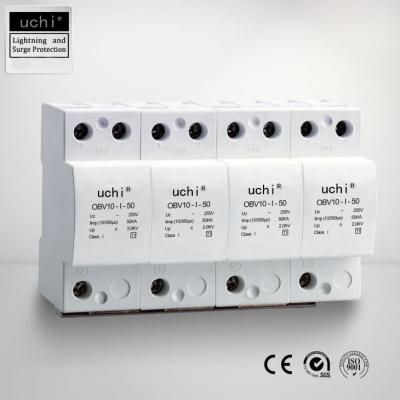 China CQC Surge Protection Device SPD With Lightning Protection Class 1-4 for sale