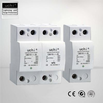 China Class 1 Type 1 And 2 Surge Protection  Iimp 25KA ISO9001 Approved for sale
