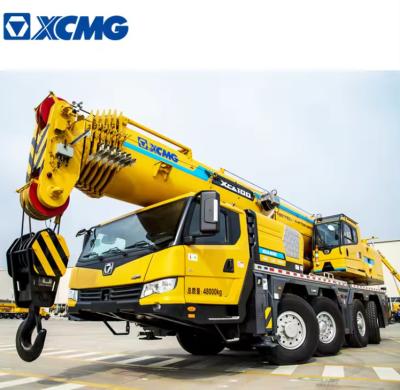 China Caminhão móvel amarelo Cranes de terreno áspero usados XCMG 100 toneladas XCA100 à venda