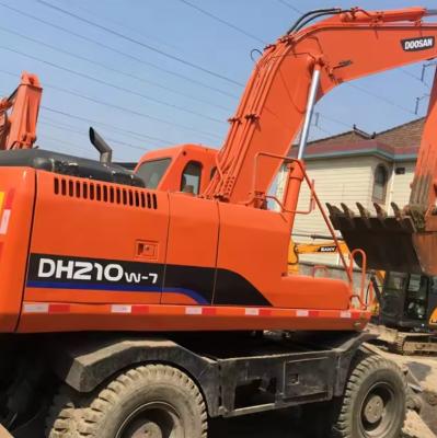 China EPA Doosan 210w-7 Excavadora usada con buenas condiciones de trabajo en venta
