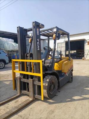China 3ton 2017 Used TCM Forklift TCM FD30 Yellow Used Reach Trucks for sale
