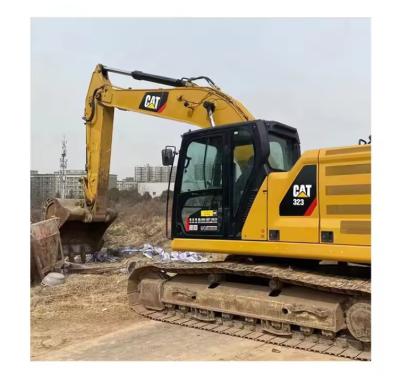 China Cat 323 Excavadoras usadas de vía usadas Máquinas de movimiento de tierra pesada 24500kg en venta
