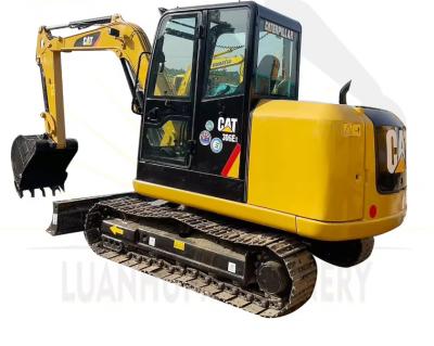China Excavadora mini Cat usada de 6 toneladas Cat306E2 Excavadora hidráulica usada certificada pela EPA à venda