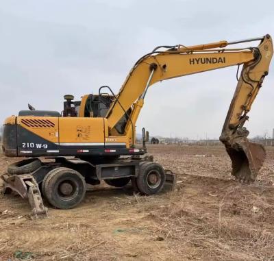 China R210 W-9T Used Wheel Excavator 21 Ton Used Hyundai Excavators for sale