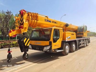 China XCMG QY50K 50 Ton Used Boom Truck Crane In Good Condition EPA Certified for sale