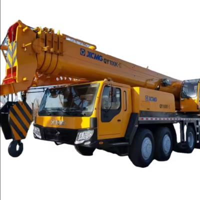 China XCMG QY100K Cranes montados em caminhões usados de 100 toneladas à venda