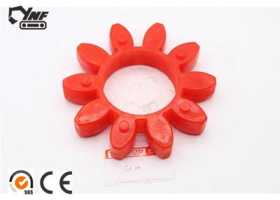 China Original Natural Rubber Red Color Jaw Spider Coupling Size 224*113*38 for sale
