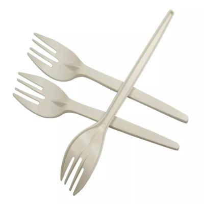 China Black Eco Friendly Disposable Composable Corn Starch Cutlery Sets for sale