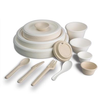 China Waterproof Eco Friendly Disposable Sugarcane Bagasse Food Container for sale