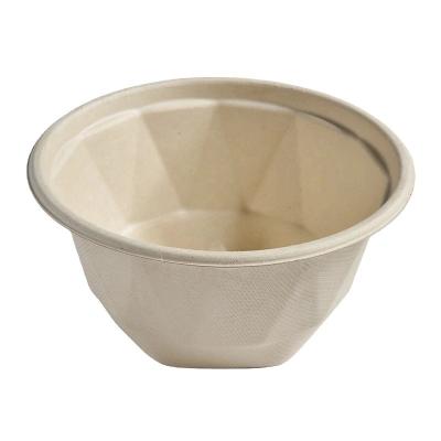 China Paper Packaging Sugarcane Bagasse Disposable Soup Biodegradable Bowl With Lid 1000ml for sale