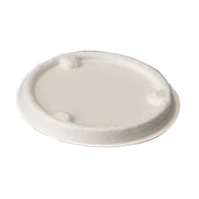 China Microwavable Biodegradable Sugarcane Bagasse Cup 4oz Biodegradable Coffee Lids for sale