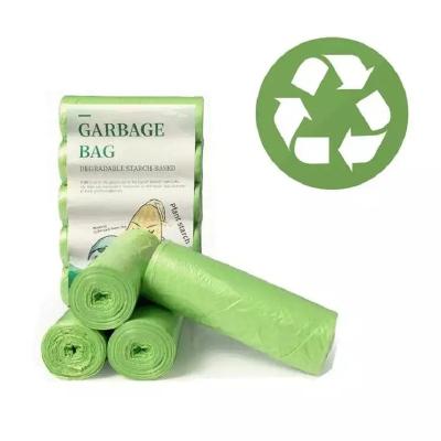 China Kitchen Environmentally Green Trash Biodegradable Compostable Bag For House Waste for sale