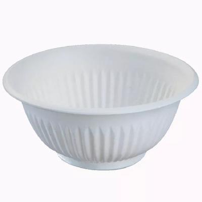 China 200ml 6oz Biodegradable Disposable Paper Soup Food Corn Starch Bowl Sustainable for sale