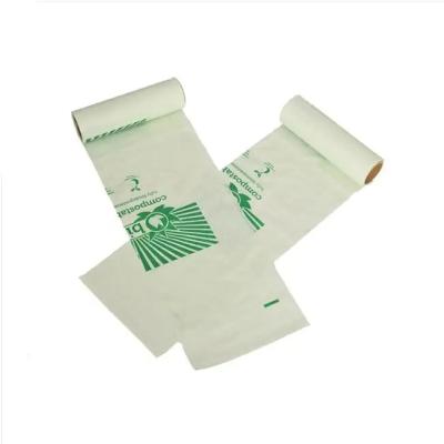 China Customized Biodegradable Large Size Compostable Disposable Scented Eco Friendly Food Waste Pet Dog Poop Plastic Bags for sale