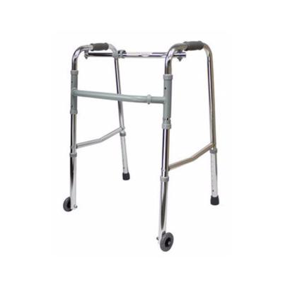 China Walking Aid Crutch Four Wheel Rollator Walker Aluminum Alloy  Four-Foot for sale