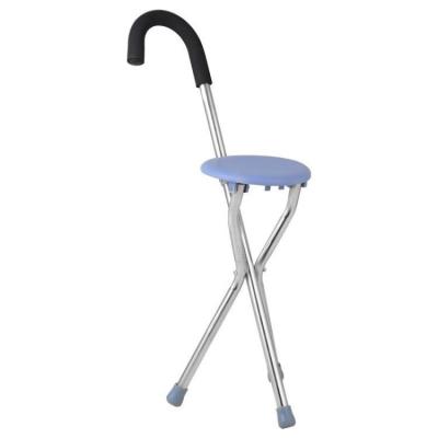 China Aluminium Folding Cane Chair Cane Stool Walking Recovery Physiotherapy for sale