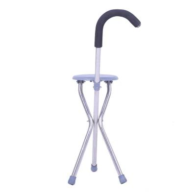 China 4 Leg Cane Triangle Walking Stick Chair Hand Chair Aluminum Elder Lightweight for sale