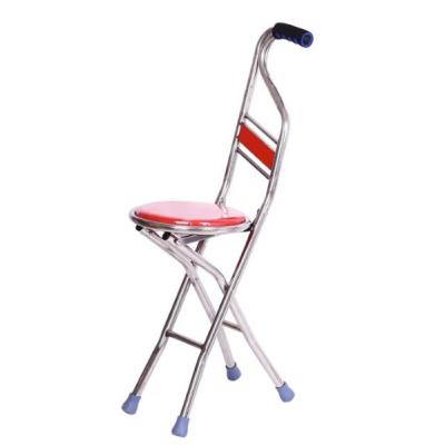 China Devices Health Walking Stick Chair Care Seat four-corner legs Thicken for sale