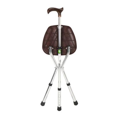 China Luxury Engineering Walking Stick Chair Plastic Panel Height Adjustable for sale