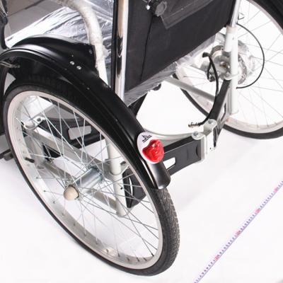 China Handicapped Lightweight Fold Up Wheelchair Three Wheel Disabled for sale