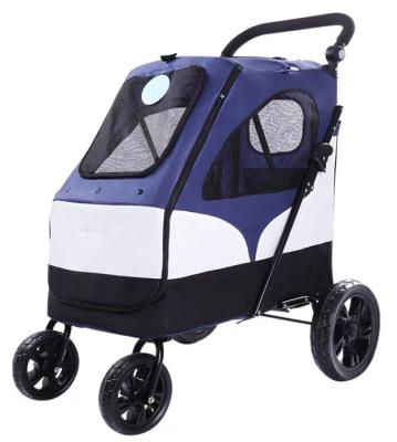 China Super Space Luxury Dog Strollers  Frame Guard Double Decker for sale