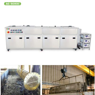 China Heat Exchanger Ultrasonic Vessel Cleaning Machine 1800L Large Capacity Clean Radiator for sale