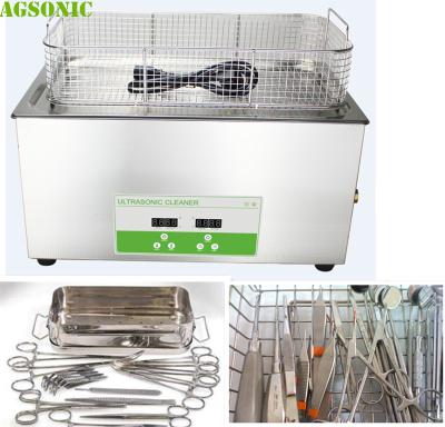 China FCC 30L SUS Ultrasonic Glasses Cleaner 40kHz For Surgical Instrument for sale