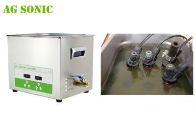 China Fuel Injectors Ultrasonic Cleaning Equipment 10L with SUS Basket and Lid 200W Ultrasonic for sale