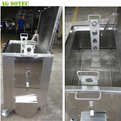 China Movable Kitchen Soak Tank With Casters And Brake Heating Optional for sale