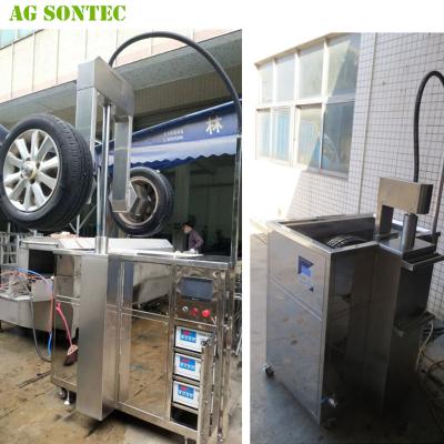 China Tire Cleaning Machine For Sizes Up To 26