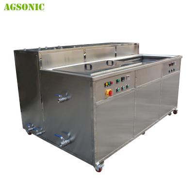 China A indústria de vidro do banho de aço inoxidável do óleo para aquecimento de Sonicator molda a máquina automática da limpeza à venda