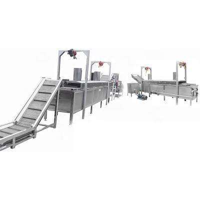 China Direct Dry Potato Chip Production Line Automatic Potato Chips Production Line Vegetable Processing Plant Factory for sale