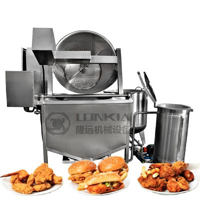 China Hotels Industrial French Fries Fryer Equipment Batch Deep Fryer for sale