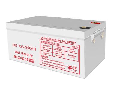 China IEC 61215 12V 250AH Gel Solar Battery AGM Gel Battery for sale