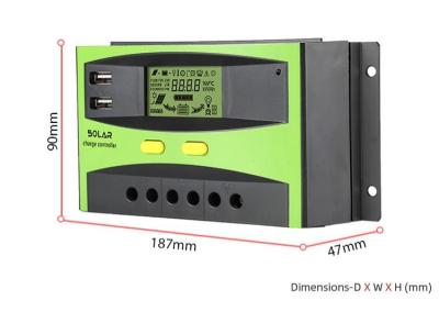 China Green 48 Volt 30 Amp PWM Solar Charge Controller for sale