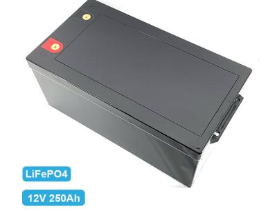 China 12V 250AH Lithium Iron Phosphate Solar Battery , Deep Cycle Lifepo4 Battery for sale