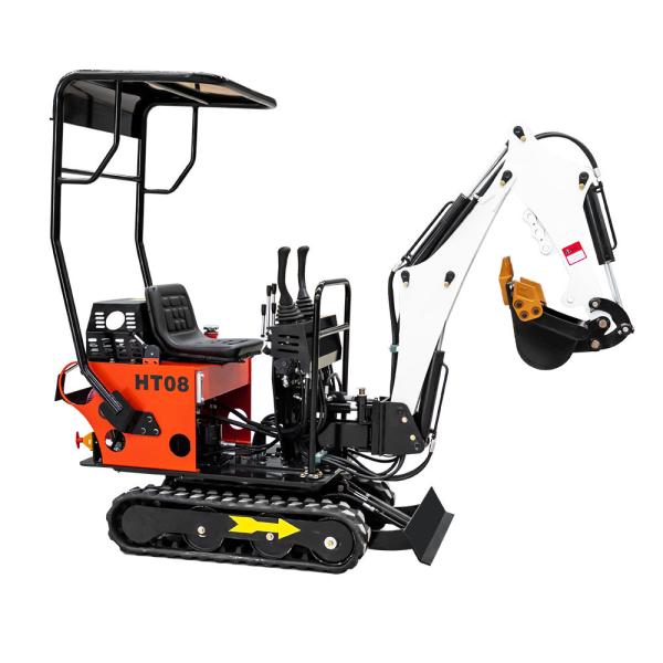 Quality Beautiful Excavator Digger Hydraulic 0.8 Ton Mini Excavator Machine Euro5 for sale