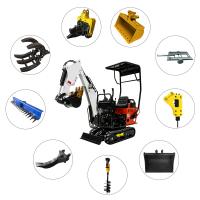 Quality Beautiful Excavator Digger Hydraulic 0.8 Ton Mini Excavator Machine Euro5 for sale