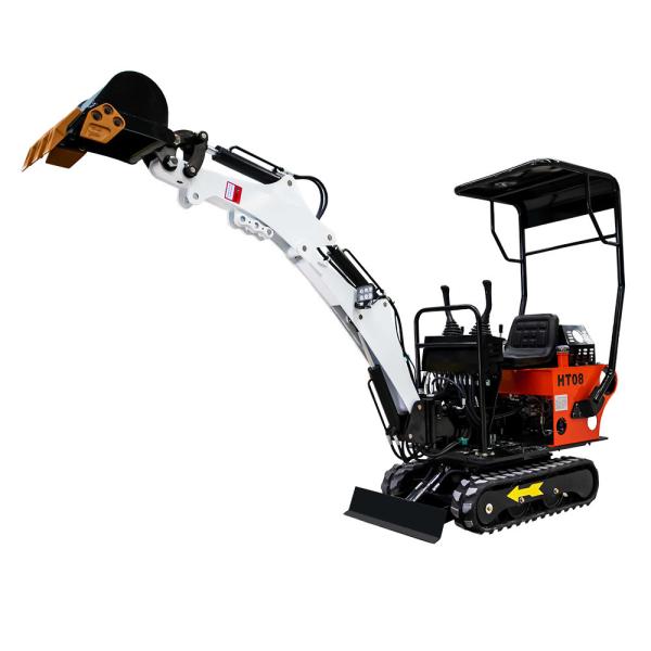 Quality Beautiful Excavator Digger Hydraulic 0.8 Ton Mini Excavator Machine Euro5 for sale