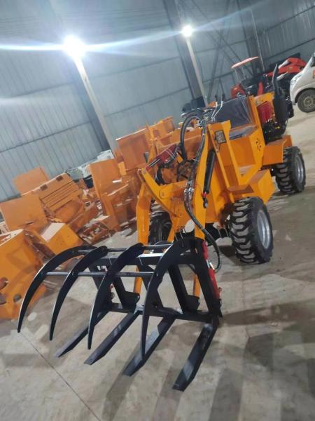 Quality Four Wheel Drive Mini Tractor Loader Mini Skid Loader Front End Loader Small for sale