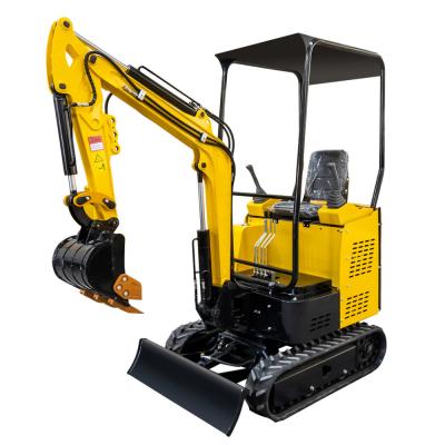 China Durable Excavator Digger Compact Mini Excavator 1 Ton 1.2 Ton 1.8 Ton 2 Ton With Excavator Accessories for sale
