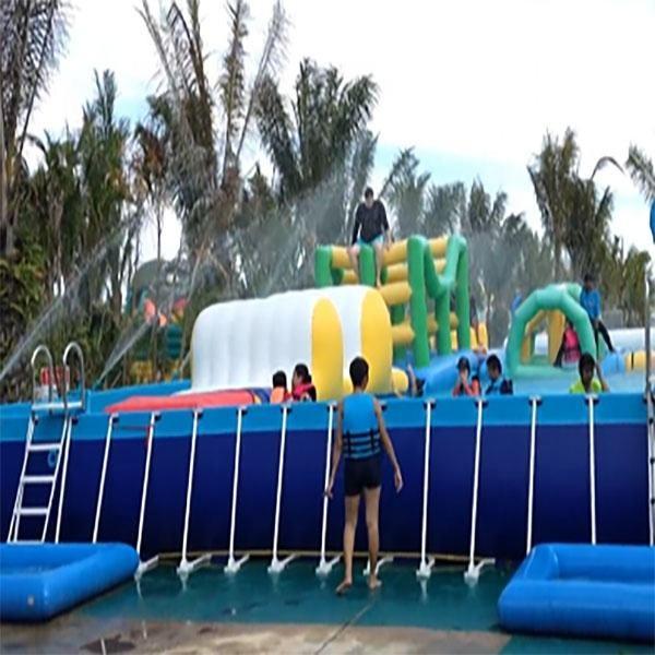 Quality ISO Outdoor Swimming Pools Large Inflatable Swimming Pool For Adults for sale