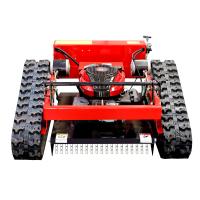 Quality Uncovered Crawler Lawn Mower Grass Cutting Machine / Farm Cordless Lawnmower for sale
