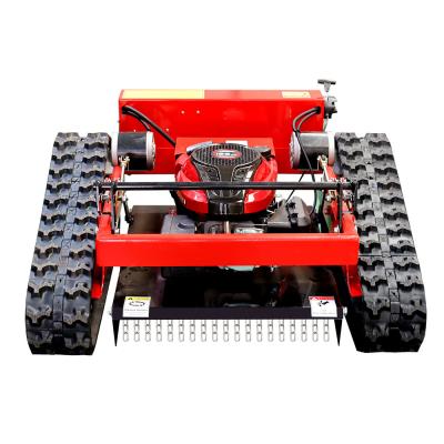 China Uncovered Crawler Lawn Mower Grass Cutting Machine / Farm Cordless Lawnmower for sale
