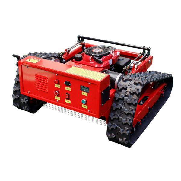 Quality Uncovered Crawler Lawn Mower Grass Cutting Machine / Farm Cordless Lawnmower for sale