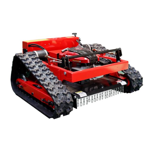 Quality Uncovered Crawler Lawn Mower Grass Cutting Machine / Farm Cordless Lawnmower for sale