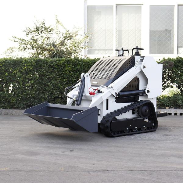 Quality 17.2kw Mini Loader Machine Disesel Crawler Micro Skid Steer Loader With Big Flow Hydraulic Valve for sale