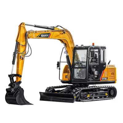 China Top Selling Excavator Digger 2019 SANY Excavator 75C  7ton Used Excavator  SANY SY60C / 95C Crawler Excavator For Sale for sale