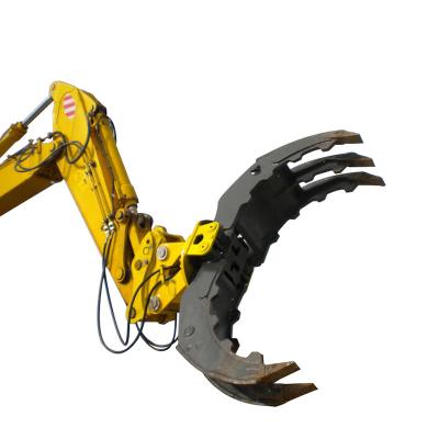 China High Quality Excavator Attachments Wood Grapple For Excavator Grapple Hydraulic Wood Grabber For Excavator for sale